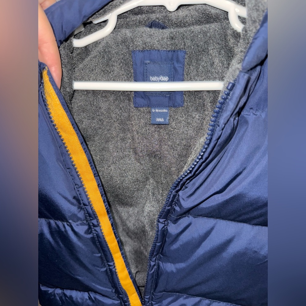 Baby Gap Puffer Snowsuit 12-18 Months - Picture 3 of 6